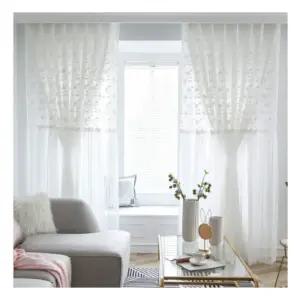 지나송 암막 커튼 봉 웨딩스타일 루시아 대형 화이트