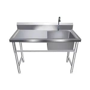스테인리스 간이싱크대 야외개수대 캠핑세면대 식당설거지대 스텐작업대 탕비실세척대 소형세척싱크