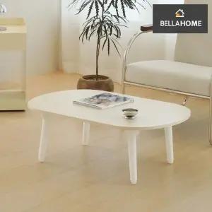 (벨라홈) LPM 프리모 타원형 6단 높이조절 접이식테이블 900x600(CN9891)