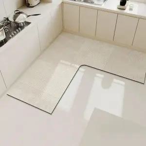 규조토 코너 발매트 주방 미끄럼방지 L자100x100x45cm WFG3CJ2