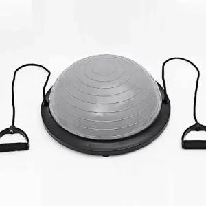 L58 홈트 밸런스볼 줄무늬 실버 운동 미끄럼방지 균형