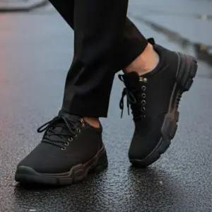 [옷자락]남자 편안한 데일리 블록 아웃솔 스니커즈