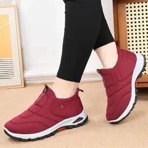 [옷자락]남자 여자 패딩 슬립온 데일리 따뜻한 스니커즈