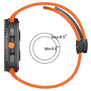 삼성 갤럭시 시계 8 용 스트랩 갤럭시 Watch8 44mm 40mm 액세서리 용 클래식 실리콘 마그네틱 버클 밴드