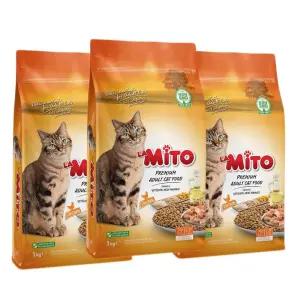 미토 프리미엄 어덜트 고양이 사료 치킨 1Kg x3캣 건식 애완묘 먹이 고양이밥 어덜 애묘 애용 반려