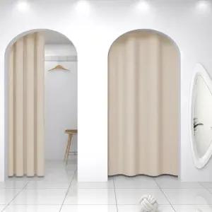 오픈형 도어 암막커튼 방문 공간분리 창문 중문 커텐 세트 소형 커튼 거실 방한 가리개