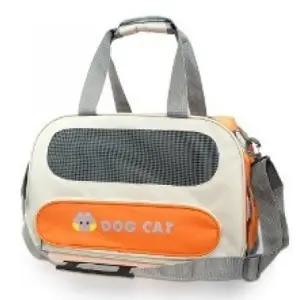강아지 크로스백 켄넬 이동가방 오렌지 1P 장애견이동 여행 외출 비행기 숄더 슬립 이동장 캐리어 반려 반