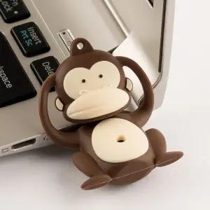 십이지신 동물 실리콘 USB 메모리 16GB 32GB 64GB 이동 저장 미니 모양 특이한 장치 캐릭터USB