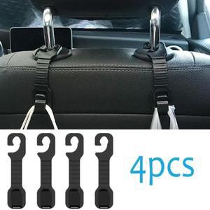 범용 카시트 백 후크 헤드레스트 행거 가방 파우치 의류 보관 홀더 자동차 액세서리