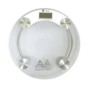 디지털 체중계 투명 원형 전자 몸무게 측정기 체중