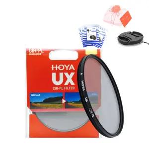 호야 UX CPL 37mm 발수코팅 필터+렌즈캡+크리닝티슈디카 디카용 카메라 편광