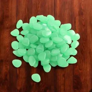 게더릭 야광자갈 200p세트 (그린)수조인테리어 수조꾸미기 원예 수조장식 어항 야광돌 정원 조경 가드닝