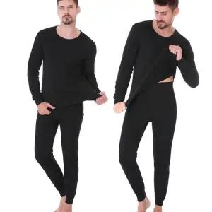 남성 겨울 방한 라운드넥 스티치 기모 시보리 내복남자 타이즈 상의 스판 얇은 내의 이너웨어 스포츠 하의