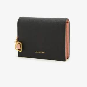 [롯데백화점]질스튜어트 [릴리] 그레이 쁘띠 참장식 배색 반지갑 JAWA2E770