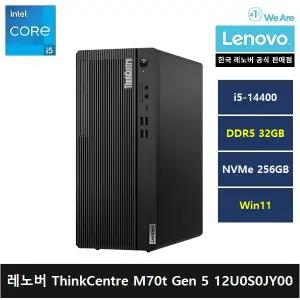 [예약판매]레노버 ThinkCentre M70t Gen 5 12U0S0JY00 14th-i5/32gb/256gb/Win11 Home - ps
