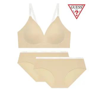 [롯데백화점]게스 젤리 심리스 브라1+팬티2 속옷세트 [선물포장] GEWBR111PT111BE