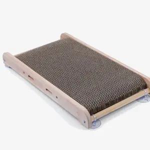 OH 부착식 원목 평판 스크래쳐고양이스크래쳐 캣스크래처 스크래쳐 토이 스트래스해소 스레스장난감 스토이