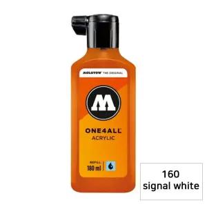 모로토우 원포올 마카 리필 180ml (160 signal white)펜 에어브러시잉크 스탬프 다용도 워포올 올잉크 미술