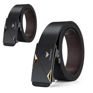 윌리엄폴로 남성 가죽 프리미엄 자동 버클 벨트 정장 WILLIAMPOLO 소벨트