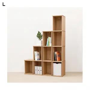 다용도강력 종이책꽂이 3단장 수납장 정리함 도수납장 옷정리함 작업실 제품진열장 소품보관