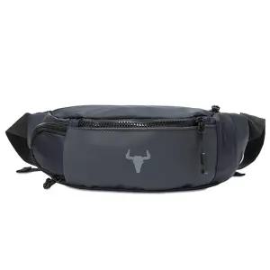 블루- 야외 활동 힙색 보조백 크로스 생활방수남자쌕 캐주얼 여행용 용소품 힙쌕 웨이스트 메신져 슬링 용