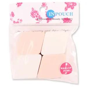 (set)고급 라텍스(대)4P(4x4x2.5cm)12개에어쿠션퍼프 미니 분첩 파운데이션 손가락 퍼프