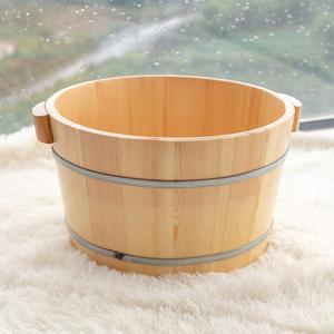 가정용 향기로운 히노끼 편백나무욕조 편백나무 양동이 목욕 족용통 높이 습식