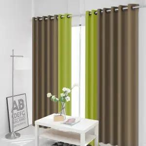 암막커튼 긴창 포인트 아일렛 거실 창문 커튼 인테리어 심플 홈인테리어 사계절 침실 난방비절약 자외선차