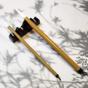 붓 거치대 받침대 세트 서예 대필 세필 원목 고급 유화 꽂이 미술용품 네일 브러쉬