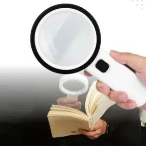 30배율 LED 고배율 사물 관찰 노안 독서 돋보기도수 목걸이 스탠드 어린이 40대 탁상용 고돋보기 대형 거치