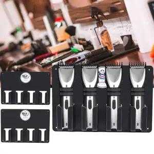 클리퍼수납대 스틸 거치대 1+1 미용기구미용바리깡 미용실 이발기 전문가용 동물이 전기이 이구 토끼 남자