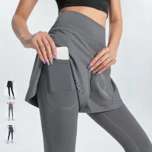 투인원 바지레깅스 팬드 요가 운동 러닝 여성 트레이닝반 운동복 하의 피트니스 트레이닝 헬스 운동반 트레