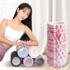 요가 마사지 필라테스 폼롤러 LUAZ-PM01 (33cm) 하드 EVA 운동 지압 스트레칭 도구 기구 종아리 홈트 근육