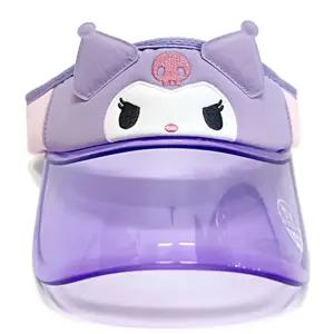 쿠로미 입체헤드 젤리핀캡유아동썬 유모자 캐릭터 썬캡 산리오 어린이 모자 여름 선캡 여행