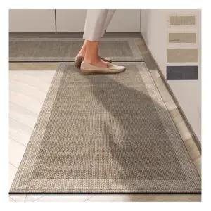 주방매트 1+1 세트 키친 북유럽 싱크대 발매트 베란다 화장실매트 매트 발판 롱매트 바닥 현관 고급판 디자