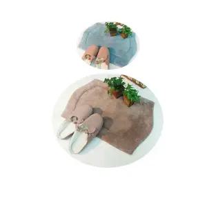 부드러운 마름모꼴 형태 40 X 60 욕실 발매트 2개입베란다 주방 화장실 발판 현관 퍼매트 펜션 러그