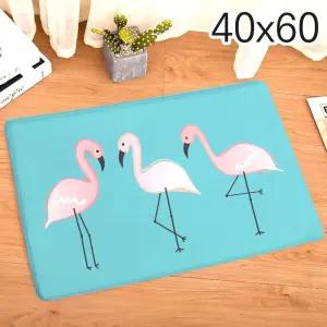 와인앤쿡 플라밍고 발매트 소 1개디자인 무늬 현관 욕실 주방 출입구 출입문 장식용 인테리어