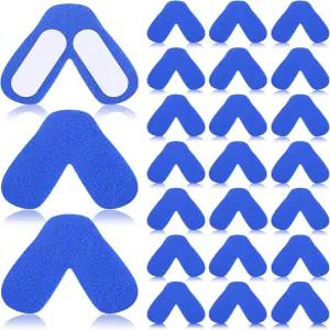 공기 누출을 방지하는 마스크용 Jutom 24 팩 코 패드 편안한 보호 수면 마스크 라이너 소프트 쿠션