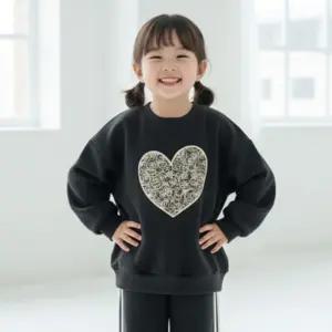 기모하티엘세트 유아상하복어린이생활 운동 유아옷 아동 겨울상 등원룩