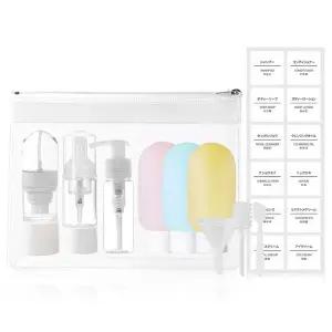 여행용 샴푸 화장품 크림 공병 휴대용 용기 11종 세트케이스 소분 스프레이 용통 펌핑 튜브 용용기 수영장