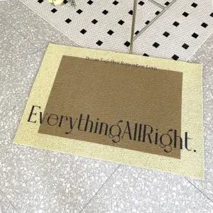 풋러그 현관 발매트 브라운미끄럼방지 잘라쓰는 야외 카페판 입구