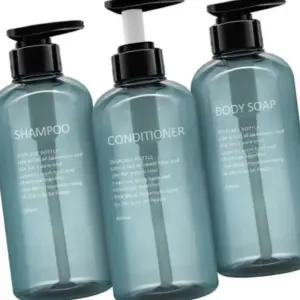 샴푸용기 욕실 디스펜서 3종 리필 청록공병 바워시 펌핑 호텔용품