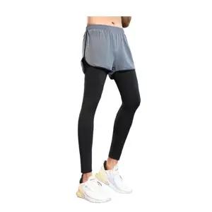 레깅스와 반바지가 일체형으로 제작된 남성 하의운동팬츠 운동복 요가 헬스 필라테스 스포츠 남친선물 남편