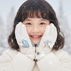 포차코 오로라 방한장갑스키 캐릭터 어린이 겨울 손가락 아동 여아