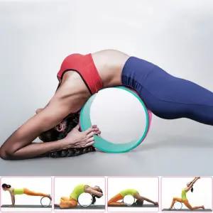 고강도 소재 미끄럼 방지 필라테스 요가 스트레칭휠 도구 필라테스링 홈레이닝 블럭 용품 홈트 케어링 요가