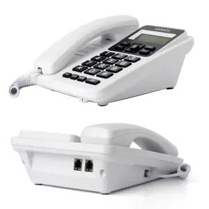 가나다210 유선 전화기 백색사무용 업무용 발신번호 사무용 가정용 빅버튼 자표시