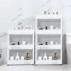 틈새 수납장 얇은 슬림 새장 이동식 선반 GD 12769 부엌 장3단 주방 다용도