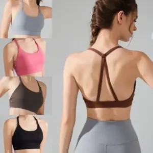 청복유한 캣츠이어브라탑 스포츠 운동용 패드여성런닝 브라 탱크 편한 운동자 복상의