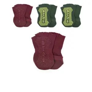 초보자도 균형잡기 편하게 제작된 요가 양말 X 4켤레필라테스토삭스 여성스포츠 발가락 논슬립 슬립