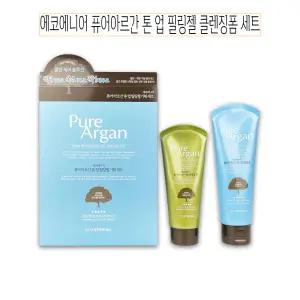 퓨어 아르간 톤업 필링젤 클렌징폼 세트 각질제거 - O폼 세안 용품 세안제 페이셜클린저 페이 거품저 거품